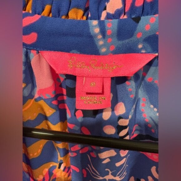 Lilly Pulitzer Shilah Botanical Print Long Sleeve Tiered Dress - Picture 5 of 11